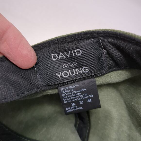 Autumn Vibes Slideback Baseball Hat Green One Size Adjustable Embroidered - Picture 9 of 9